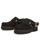 Toga Pulla Women's Suede Chunky Shoes in Black