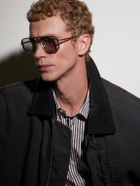 Jacques Marie Mage - Earl Aviator-Style Silver-Tone Titanium Sunglasses - Silver