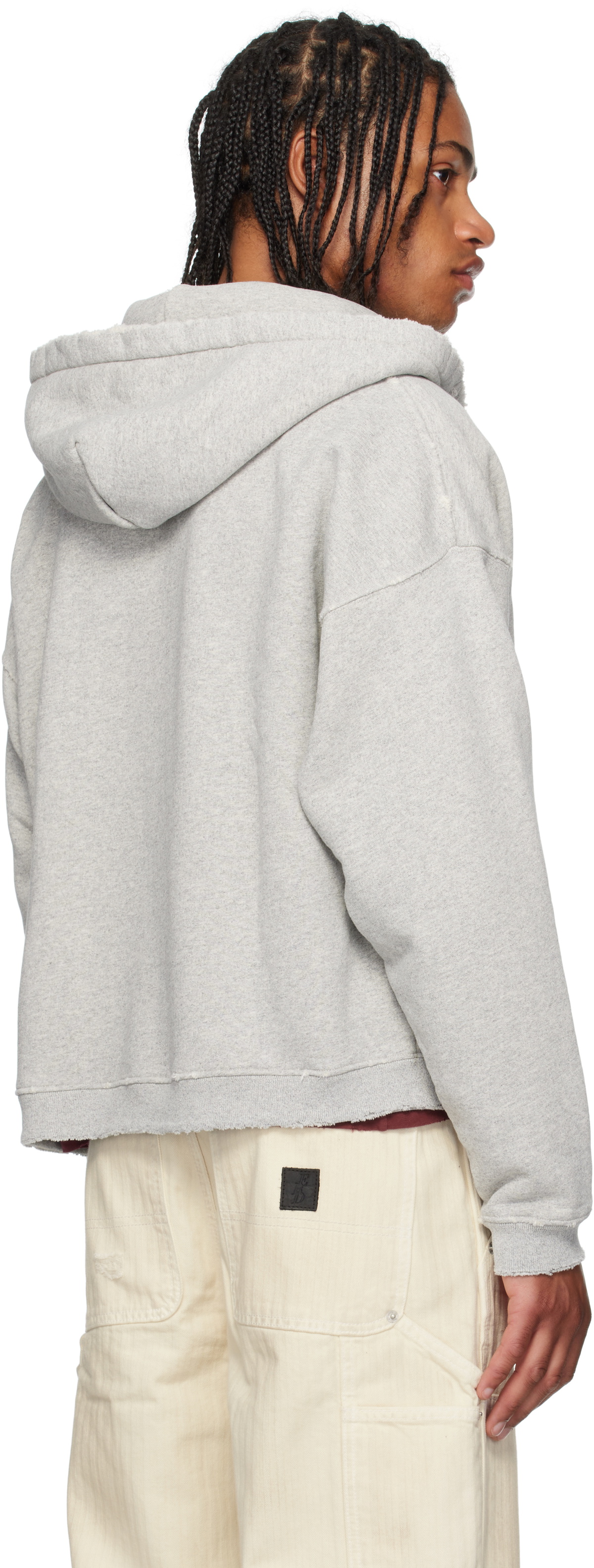 Enfants Riches Déprimés Gray Classic Logo Hoodie Enfants