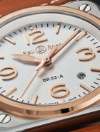 Bell & Ross - BR-03 Automatic 18-Karat Rose Gold and Steel Watch, Ref. BR03A-WH-STPG/SCA