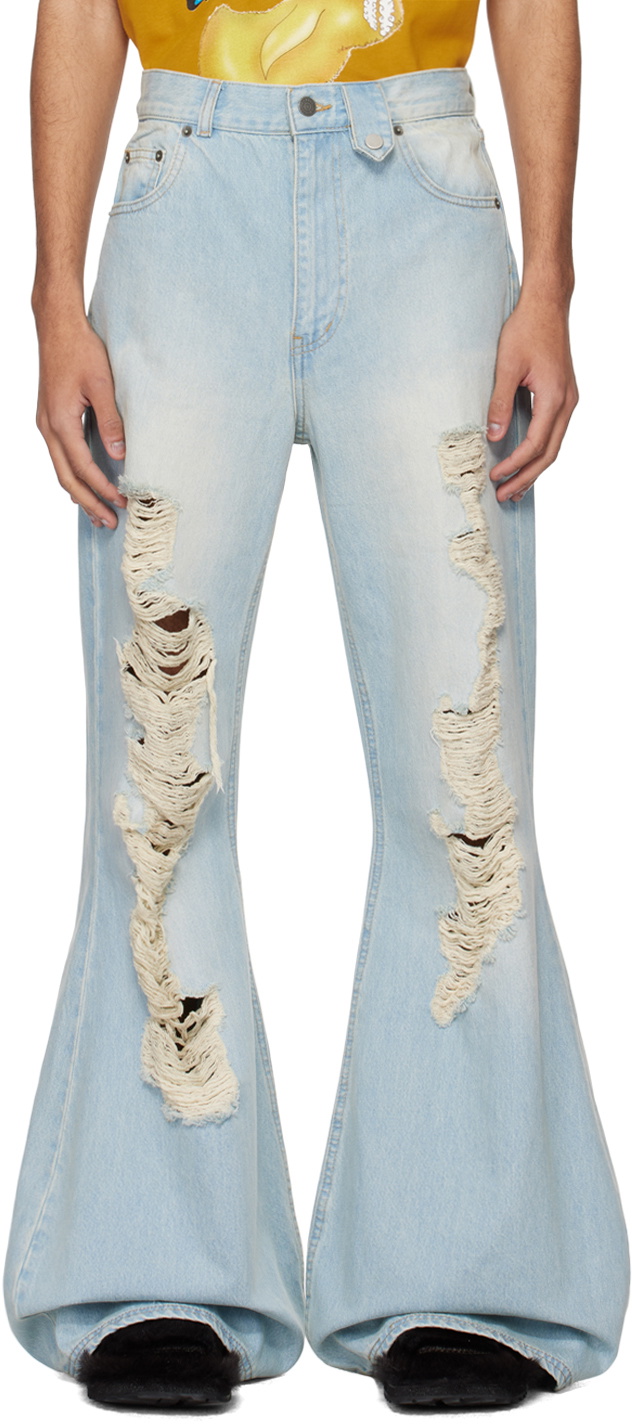 EGONlab: Blue Atomic Jeans | SSENSE