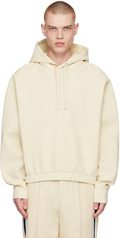 Photo: AMI Paris Beige Boxy Hoodie