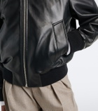 Bottega Veneta Intrecciato leather blouson jacket