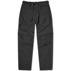 And Wander Men's Nylon Taffeta Hiker 2 Way Pants in Black