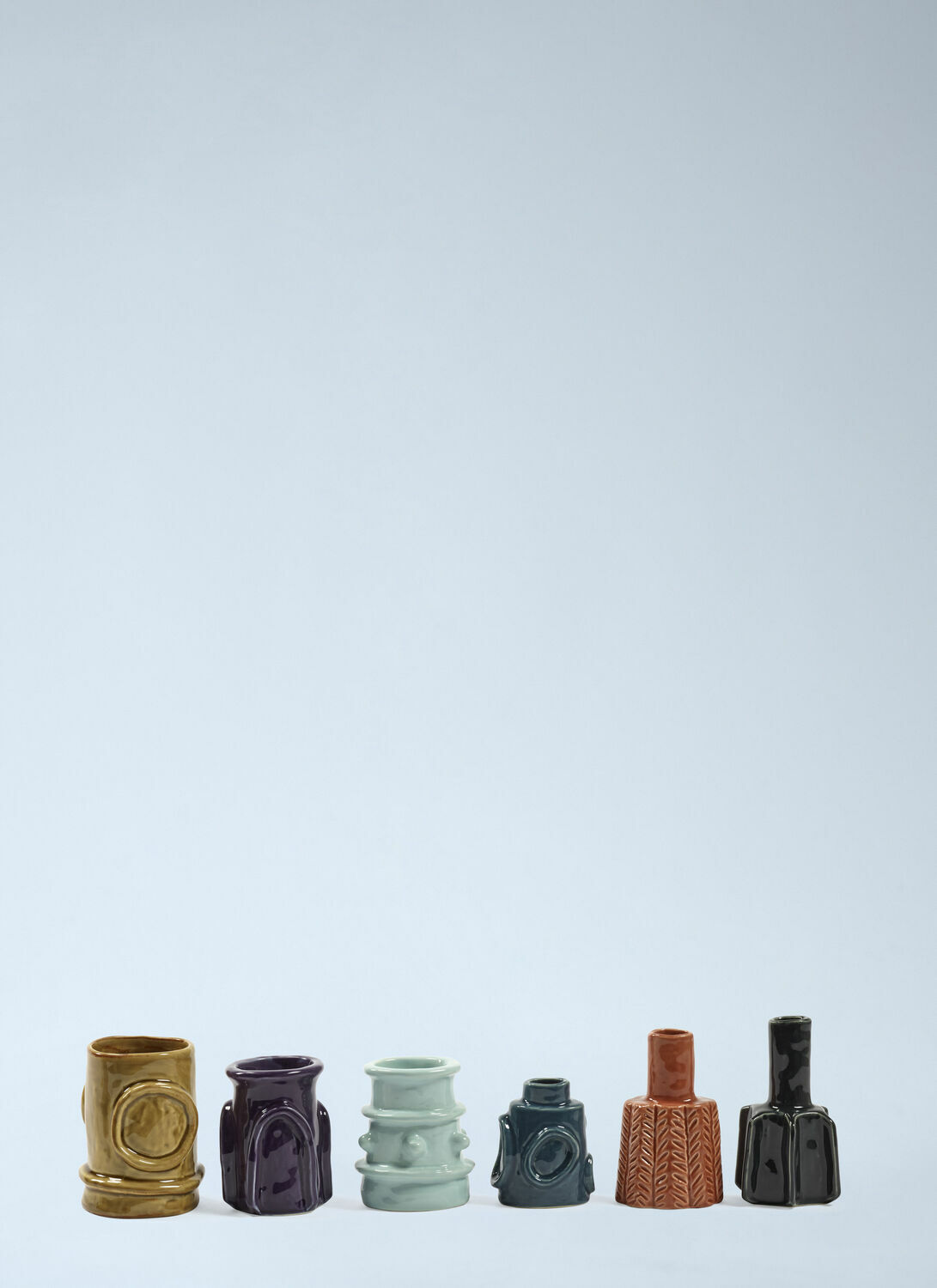Serax Set Of Six Molly Assorted Vase