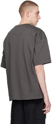 Juun.J Gray Flap Pocket T-Shirt