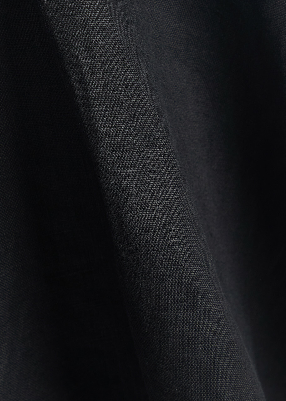 Faithfull The Brand Ellie Linen top Black
