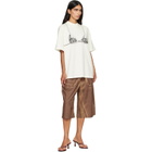 Palm Angels Off-White Bra Loose T-shirt