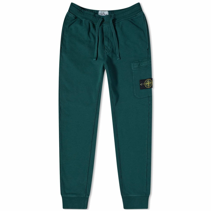 Photo: Stone Island Men's Garment Dyed Pocket Jogger in Bottle Green