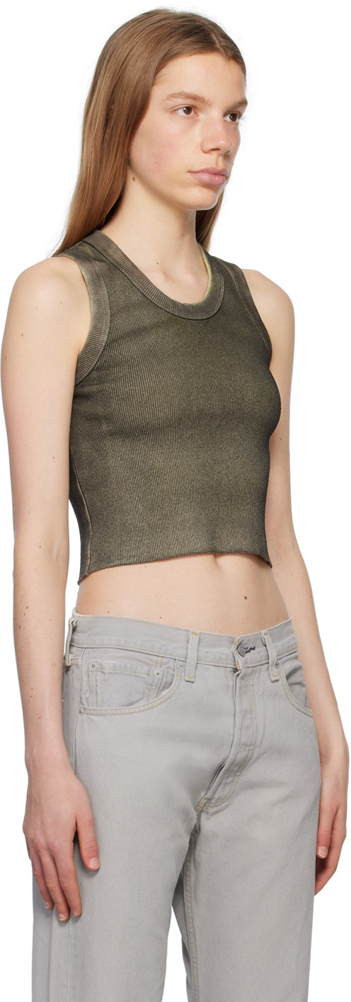 NotSoNormal Brown Micro Tank Top