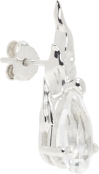 Alan Crocetti Silver Mini Gem In Heat Single Earring
