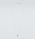 Gucci Interlocking G sterling silver necklace