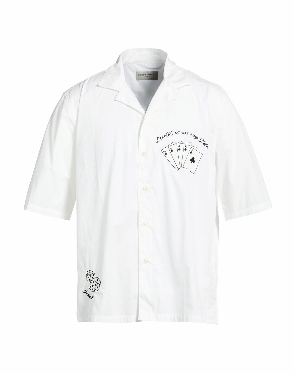 Officine Générale Mens Shirt in Off white