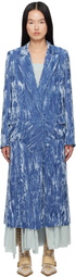 Collina Strada Blue Short Wolverine Coat