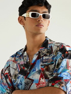 Balenciaga - Rectangular-Frame Acetate Sunglasses