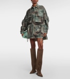 The Attico Cheope suede knee-high boots