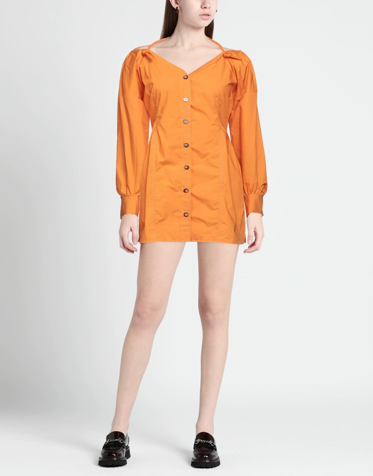 Nanushka Womens Mini dress in Orange