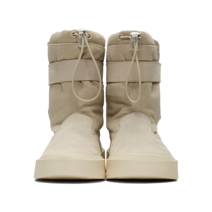 Fear of God Beige Ski Lounge Boots Fear Of God