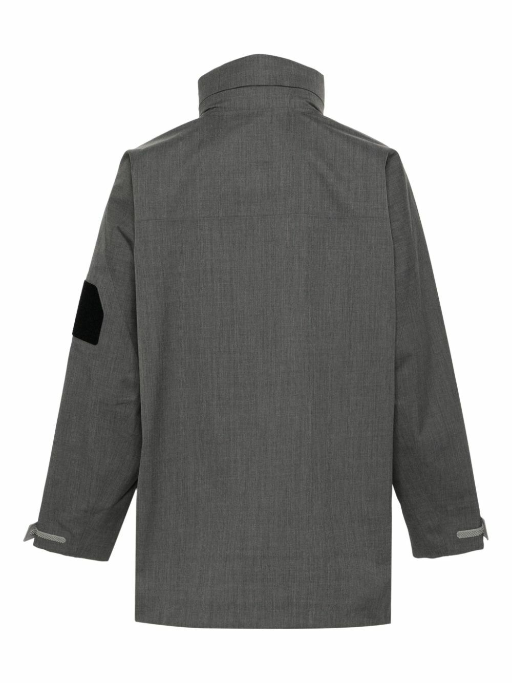 Descente ALLTERRAIN Grey Concealed-Hood Lightweight Jacket