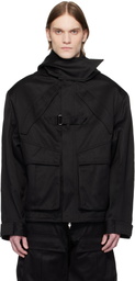 Mugler Black Cargo Jacket