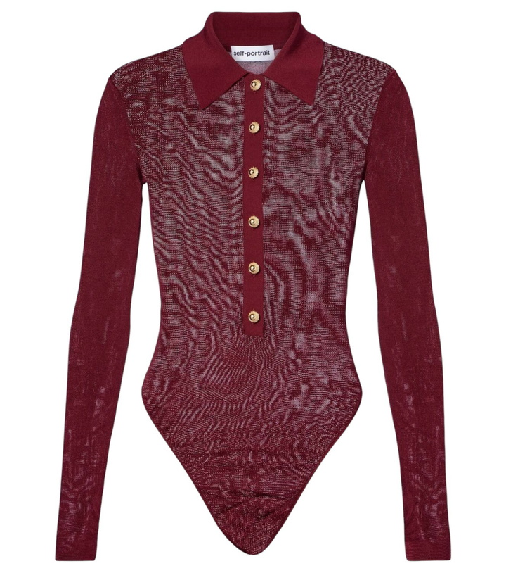 Photo: Self-Portrait Knitted bodysuit