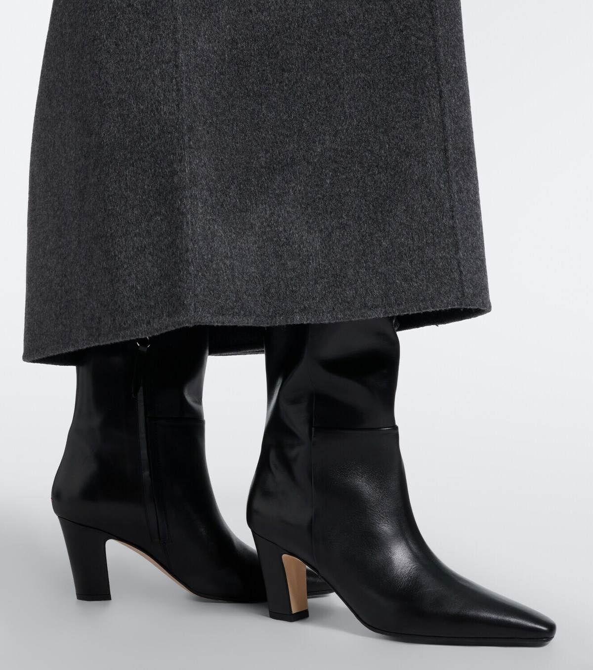 Aeyde Silva leather knee-high boots