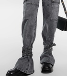 7 For All Mankind x Chiara Biasi Belted Cargo low-rise cargo jeans