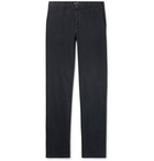 Boglioli - Midnight-Blue Slim-Fit Stretch-Cotton Twill Trousers - Midnight blue