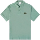 Lacoste Men's Robert Georges Core Polo Shirt in Ash Green