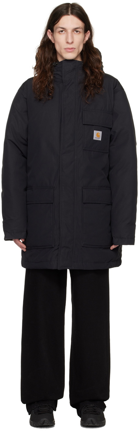 Carhartt siberian parka black best sale