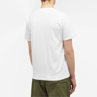 Maison Kitsuné Men's Chillax Fox Patch Regular T-Shirt in White