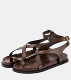 A. Emery Jalen Slim leather sandals