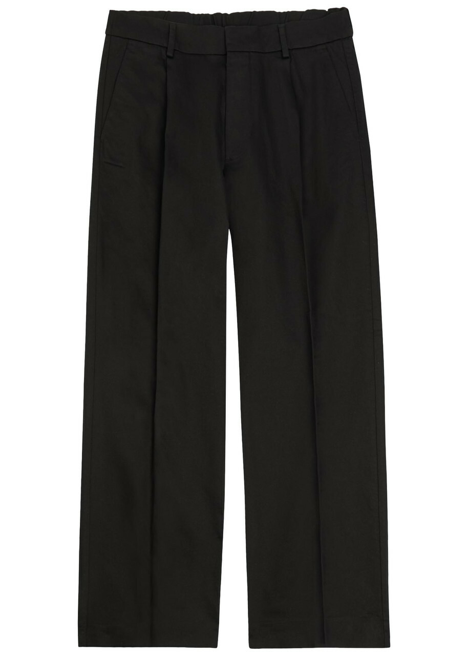 NN07 Kay Stretch-cotton Trousers Black