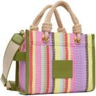 Marc Jacobs Multicolor 'The Stripe Mesh Small' Tote