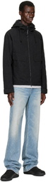 C.P. Company Black Twill Mixed Explorer Jacket