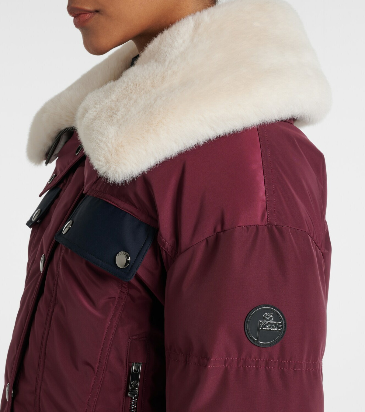 Fusalp Lakki faux fur-trimmed ski jacket