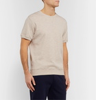 Brunello Cucinelli - Mélange Cotton-Blend Sweatshirt - Neutrals