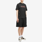 AMIRI Men's Gradient Core Logo T-Shirt in Black/Red