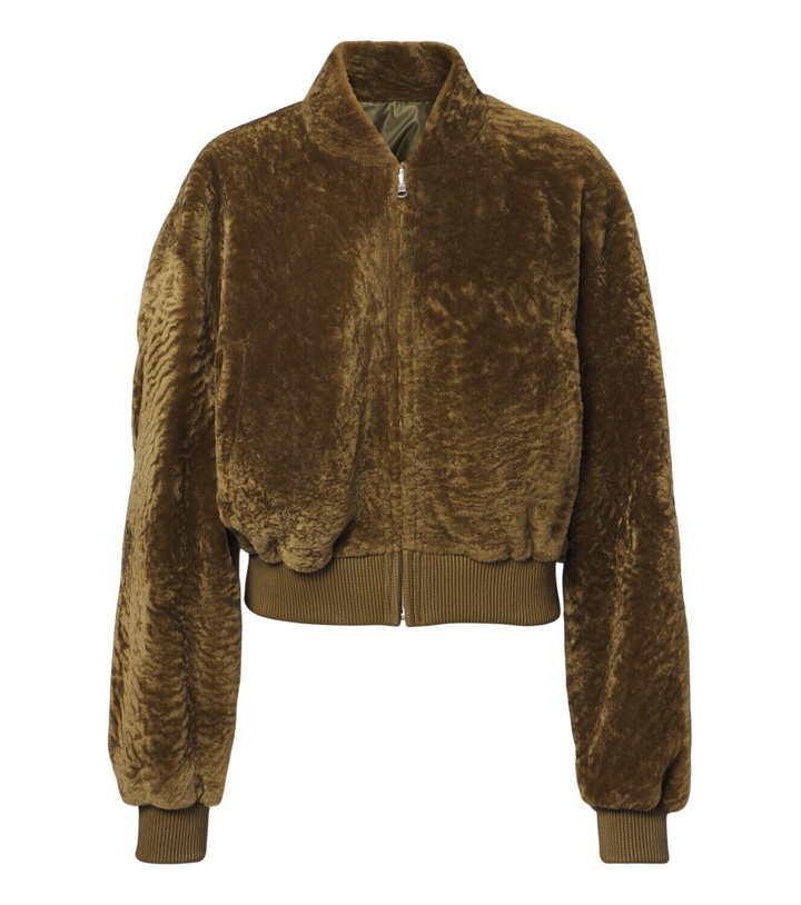 Photo: Arma Azra shearling bomber jacket