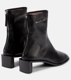 Acne Studios - Logo leather ankle boots