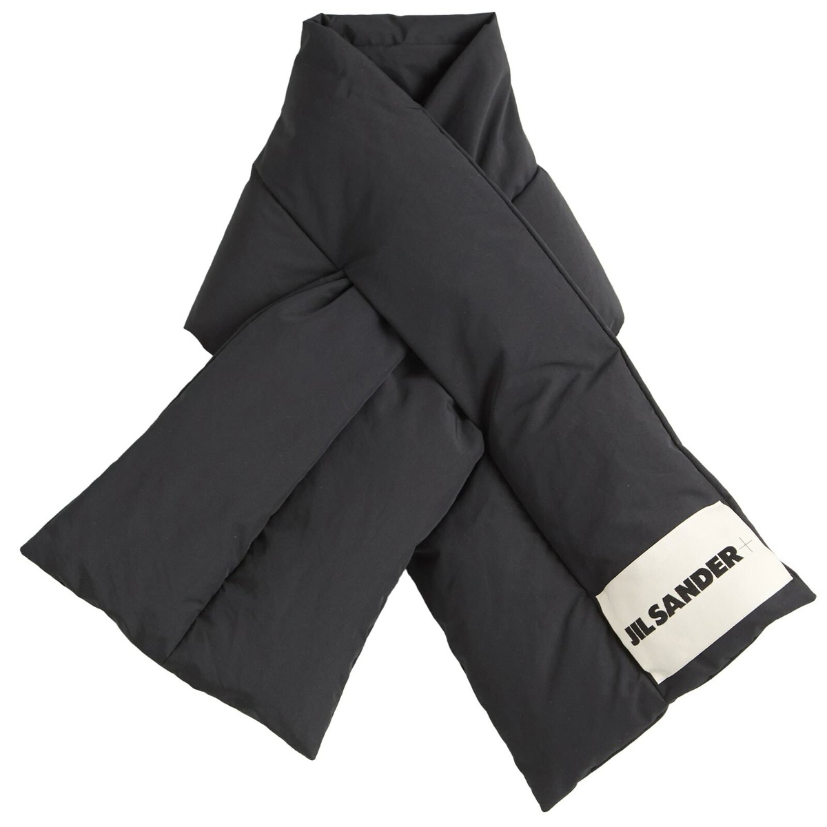 Jil Sander Men's Down Scarf in Black 