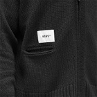 WTAPS Men's 03 Zipped Knitted Cardigan in Black