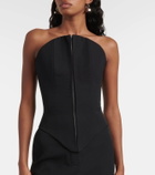 McQueen Wool corset top