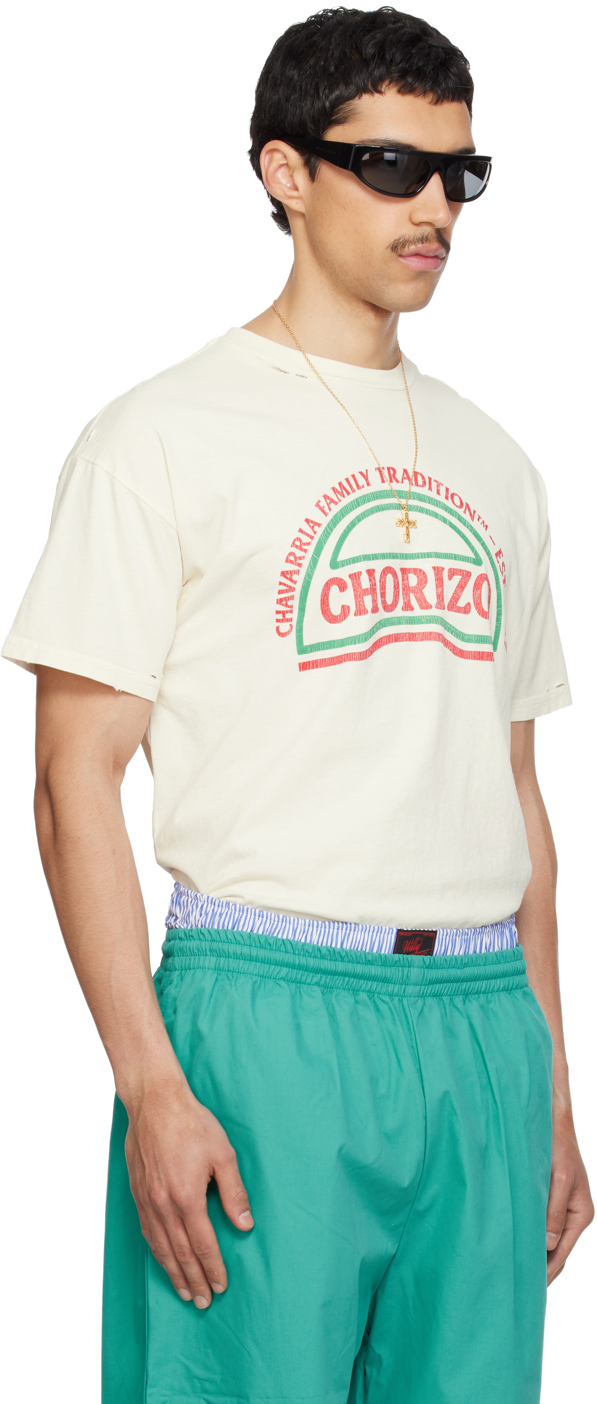 WILLY CHAVARRIA Off-White 'Chorizo' Easy T-shirt