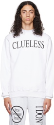Praying White 'Clueless' Sweater