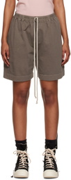 Rick Owens DRKSHDW Gray Drawstring Shorts