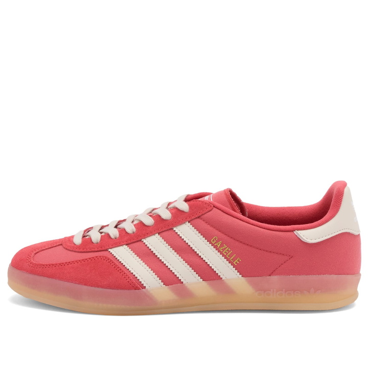 Photo: Adidas Gazelle Indoor in Red/Alumina/Magic Beige