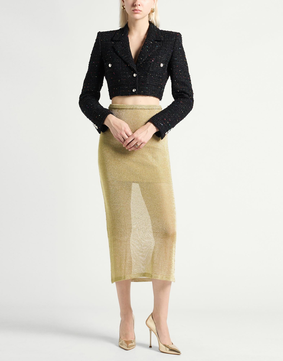 Alessandra Rich Womens Blazer in Black