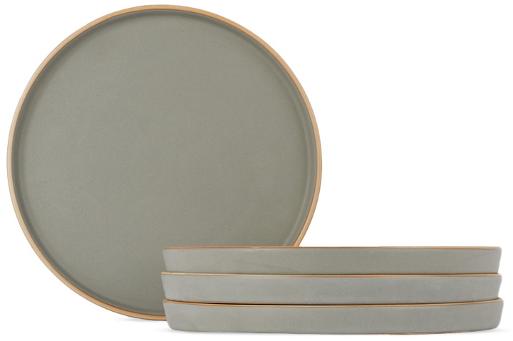 Photo: Lineage Ceramics Gray Entrée Plate, 4 pcs