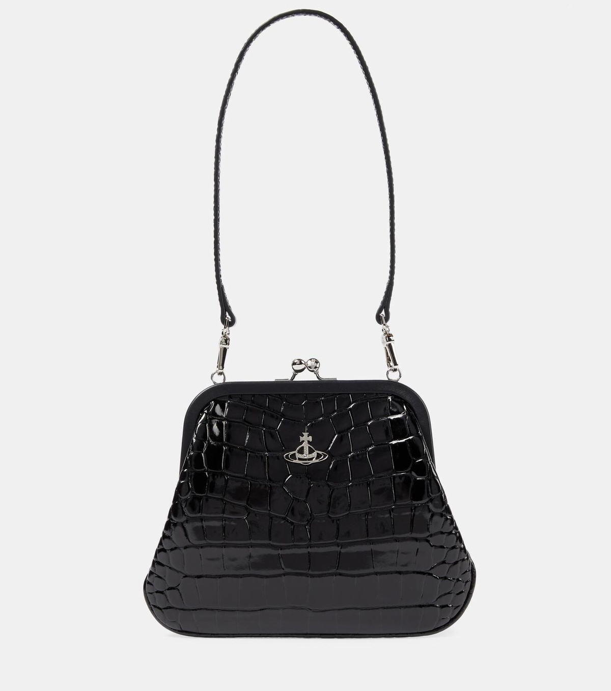 Vivienne Westwood Croc-effect leather tote bag Vivienne Westwood